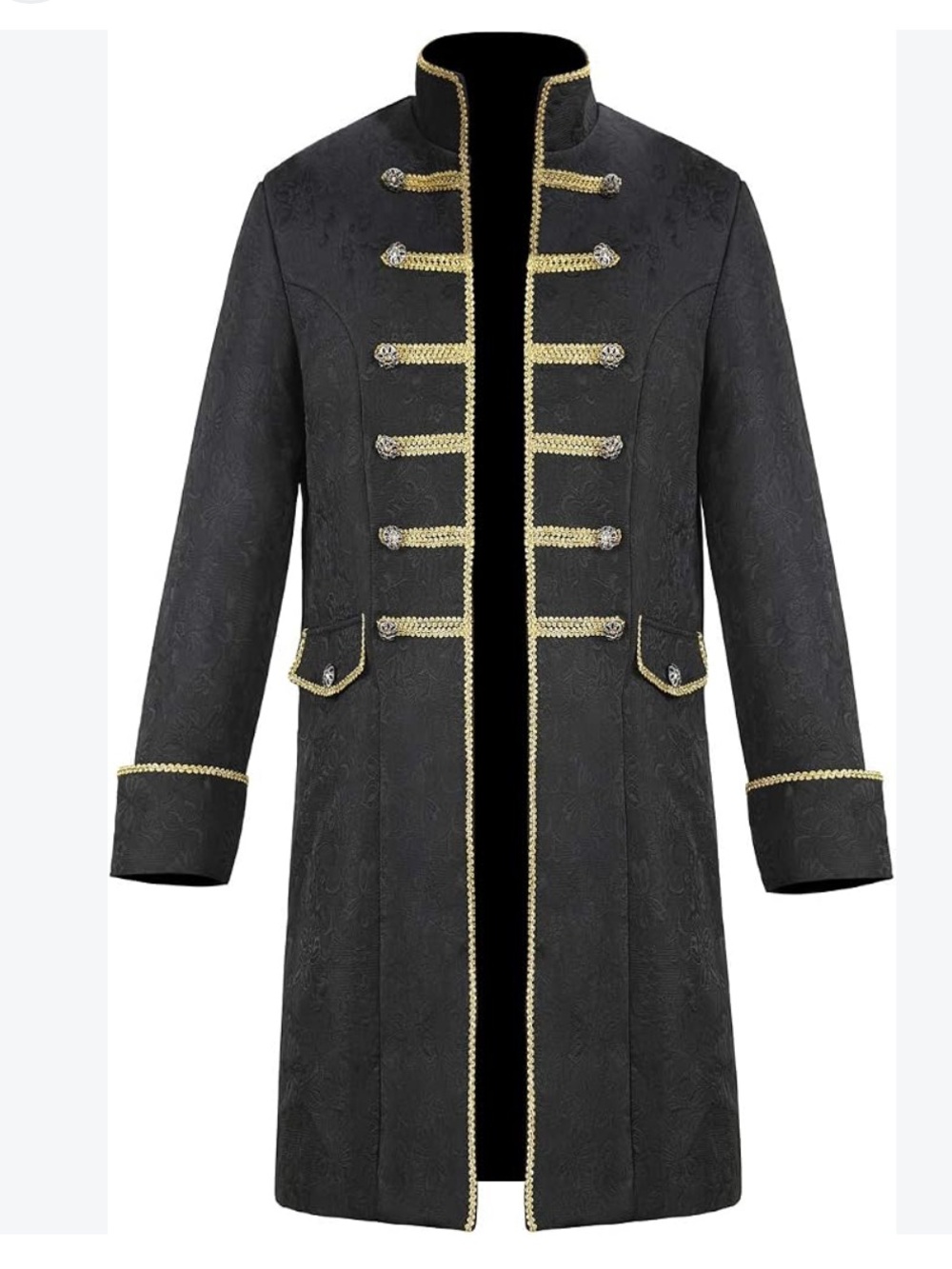 Franco man’s steampunk vintage medieval tall Halloween jacket retro. XXL
